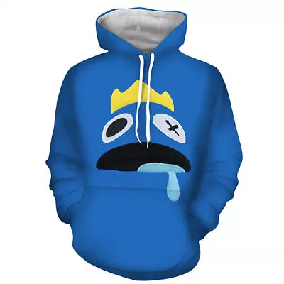 Buy Kids Rainbow Friends Hoodie 3D Cartoon Print Sweatshirt Pullover Tops Jumper UK • 17.07£