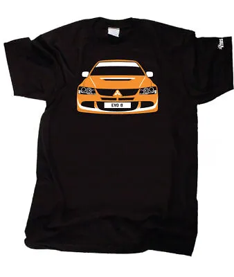 Buy CUSTOM HTees T-shirt - MITSU EVO 8 Lancer VIII, Pick Car Colour & Plate • 21.99£