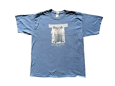 Buy TAKE THAT BEAUTIFUL WORLD TOUR 2007  T-Shirt X-LARGE VINTAGE Gildan Ultra Cotton • 29.99£