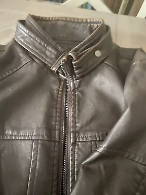 Buy Retro Mens Blend Leather Jacket Size XL Never Worn. Length 29” 46” Chest • 16£