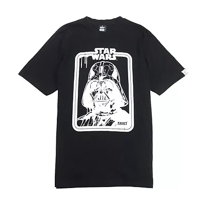 Buy Addict Star Wars Mens T Shirt Medium M Black Short Sleeve Crew Darth Vader Tee • 13.95£