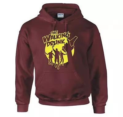 Buy The Walking Dead  Walking Drunk  Hoodie New • 21.99£