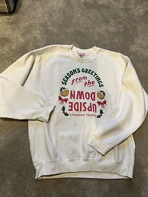 Buy Stranger Things Christmas Jumper Size Large From The Upside Down • 14.99£