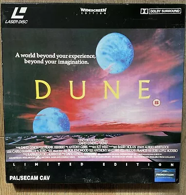 Buy Ultra Rare Limited Edition Dune Laserdisc Box Set With Poster And T-shirt • 199.99£