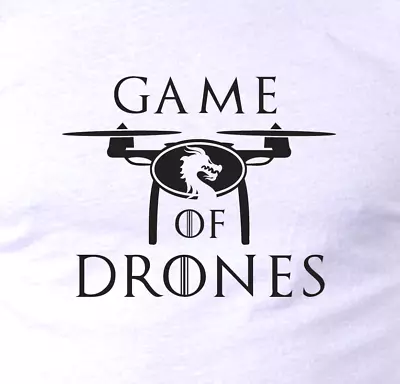 Buy GAME OF DRONES (GOT FAN) Dragon Logo T-Shirt Unisex UnOfficial GR8 Birthday Gift • 14.95£