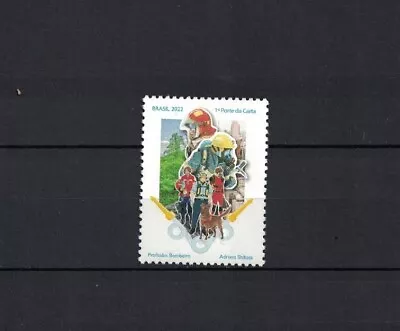 Buy Brazil Brasil 2022 Stamp ** / Mnh Fire Brigade Bombiro • 1.81£