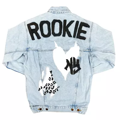 Buy Spirit Jersey NY Rookie 4 Pocket Denim Jacket Size Small Unisex Streetwear • 89.99£