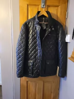 Buy Men's Leather Jacket By Woodland Size Extra Large • 140£
