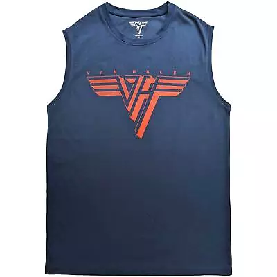 Buy Van Halen Classic Red Logo Vest Official Tee T-Shirt Mens • 15.99£