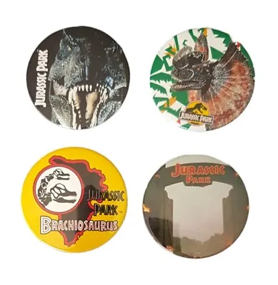 Buy 4x Vintage 1993 Jurassic Park Pins Badges Brooch Merch Movie Dinosaur Film Set  • 18.96£