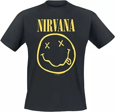 Buy Nirvana T Shirt Happy Smile Face Large Brand New • 13.99£