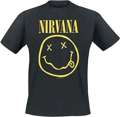 Buy Nirvana T Shirt Happy Smile Face XL Brand New • 12.99£