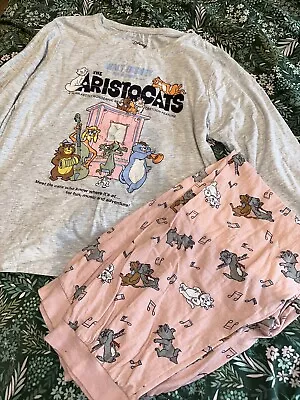 Buy Primark Disney The Aristocats Long Pyjamas Womens Size Large 14-16 • 1.20£