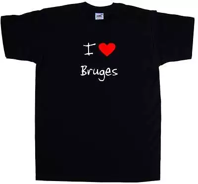 Buy I Love Heart Bruges T-Shirt • 8.99£