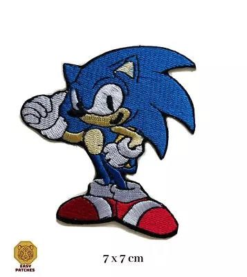 Buy Sonic The Hedgehog Patch Iron Sew On T Shirt Jeans Video Game Embroidered Badge • 2.49£