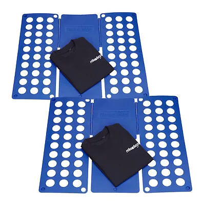 Buy 2 X Folding Board For Laundry, Folding Aid For T-shirts And Shirts, Laundry Butterfly • 12.94£