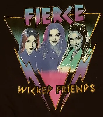 Buy Disney Girls The Descendants 3 Fierce Wicked Friends T-Shirt Size M 7/8 PreOwned • 6.36£