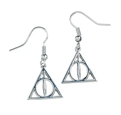 Buy Harry Potter - Deathly Hallows Drop Earrings • 19.19£