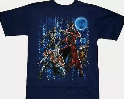 Buy Disney Guardians Of The Galaxy T-shirt New Size 4 5-6 7-8 10-12 Starlord Rocket • 12.06£
