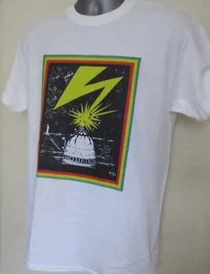 Buy Bad Brains DC Lightning T Shirt Hardcore Punk Music Black Flag Minor Threat S170 • 13.45£