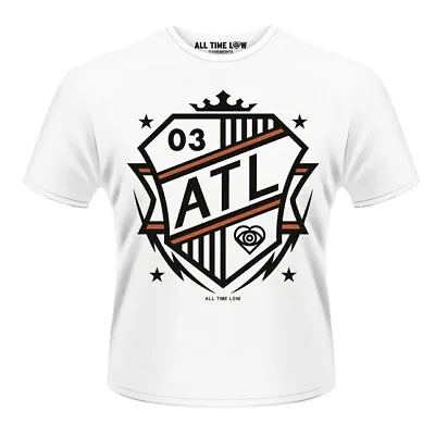 Buy ALL TIME LOW - 03 ATL Logo Shield - Men's / Unisex Size L T Shirts BNWOT • 10.95£