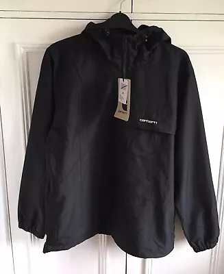 Buy Carhartt Windbreaker Pullover Jacket Medium Black • 69.95£