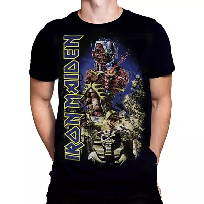 Buy Official Iron Maiden Somewhere Back In Time T-Shirt Fear Of The Dark Seventh Son • 24.99£