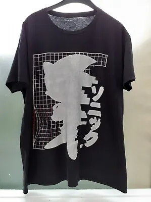 Buy Sonic The Hedgehog Sega T Shirt XL, Black. • 15£