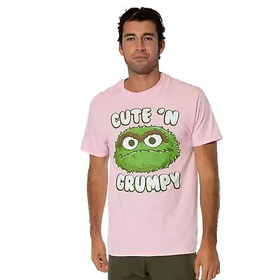 Buy Sesame Street Mens T-shirt Cute N Grumpy Top Tee S-2XL Official • 13.99£