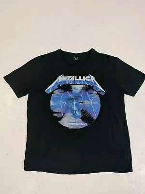 Buy Sz 2XL Metallica  Ride The Lightning  Black Tshirt As New • 9.40£