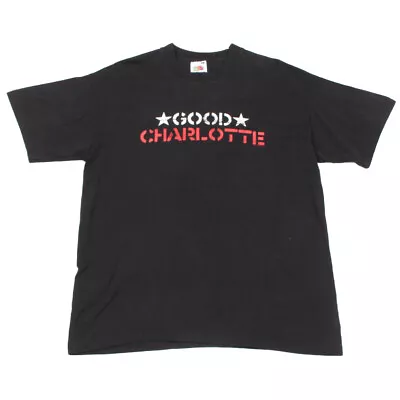 Buy GOOD CHARLOTTE T-Shirt | Medium | Crew Neck Tee Top Vintage Fruit Loom Band AV58 • 14.99£