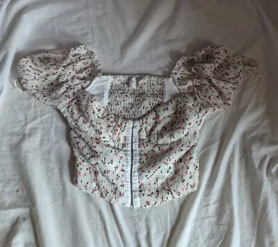 Buy Kiss The Sky Urban Outfitters Floral Corset Top (Size Small) • 15£