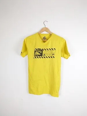 Buy Women's Jurassic World Park Dinosaur Rex Yellow T-shirt Size Small S • 14£