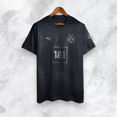 Buy New 2023 2024 Dortmund Black Special Edition Fan Version BVB GYM Jersey Shirt • 56.82£