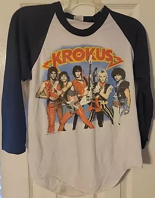 Buy Krokus - Rock The Nation (The Blitz Tour 1984) Medium Concert T-Shirt • 115.08£