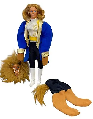 Buy DISNEY Beauty And The Beast Transforming Prince Adam Doll 1968 Mattel Malaysia • 24.99£