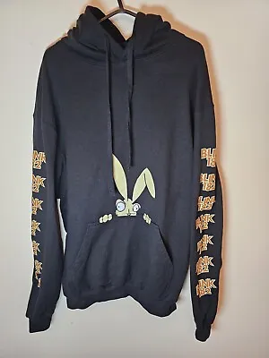 Buy Blink 182 Rabbit Bunny Hoodie Arm Print Pullover ~ Medium ~ Merch ~ Tultex • 34.99£