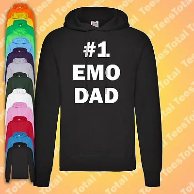 Buy #1 Emo Dad Hoodie | Goth | Emo | Punk | Clothing | Slogan Quotes • 27.99£