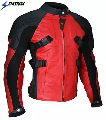 Buy Deadpool Ryan Reynolds Motorbike Jackets Motorcycle Leathers Ce Approced Armours • 222.68£