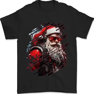 Buy Cyberpunk Santa Claus Christmas Xmas Mens T-Shirt 100% Cotton • 8.49£