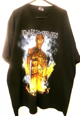 Buy Men's New Without Tags Iron Maiden World Tour 2010-11 Black T-Shirt  XXL CG E18 • 7.99£