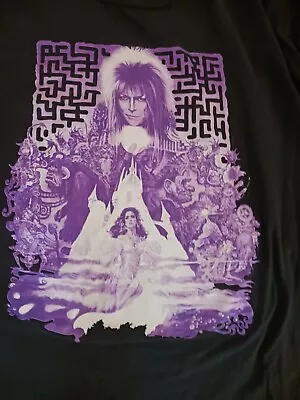 Buy David Bowie Labyrinth T-Shirt 1986 Size 3XL  • 5£