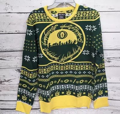 Buy LOTR Green Knitted Sweater Ugly Christmas  Xmas Sweater Small S Box Lunch NWT • 51.93£