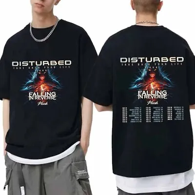 Buy Disturbed 2024 Tour,Falling In Reverse And Plush,Disturbed Band Fan,2024 Concert • 26.47£
