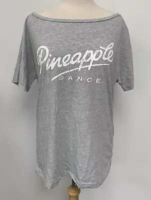 Buy Pineapple Dance Ladies T-Shirt Grey One Size Slash Neck BNCT • 9.95£
