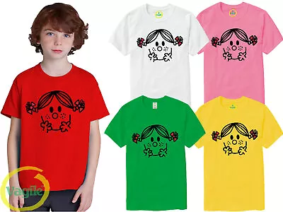 Buy Little Miss Sunshine Adults / Kids T-shirt Mr Men Face Funny Costume Yellow Top • 8.99£