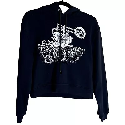 Buy MCQ BY ALEXANDER MCQUEEN RARE Cropped Graveyard Bunny Hoodie Sweater Pullover Ho • 132.60£