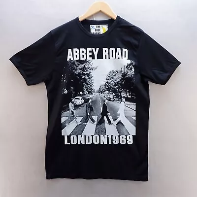 Buy The Beatles T Shirt XL Black White Graphic Print Famous Abbey Road Short Sleeve • 9.02£