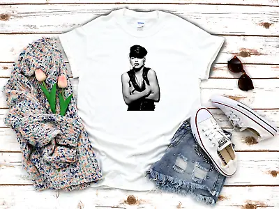 Buy Madonna Sexy Justify My Love 3/4 Short Sleeve Woman T Shirt F017 • 9.92£