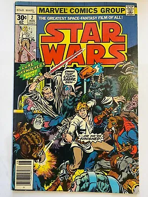 Buy STAR WARS #2   1st Han Solo, Obi-Wan, Chewbacca  Cents Marvel Comics 1977 VF • 79.95£